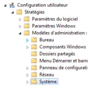 GPO config user - stratégie - modèles d'admin - système.png